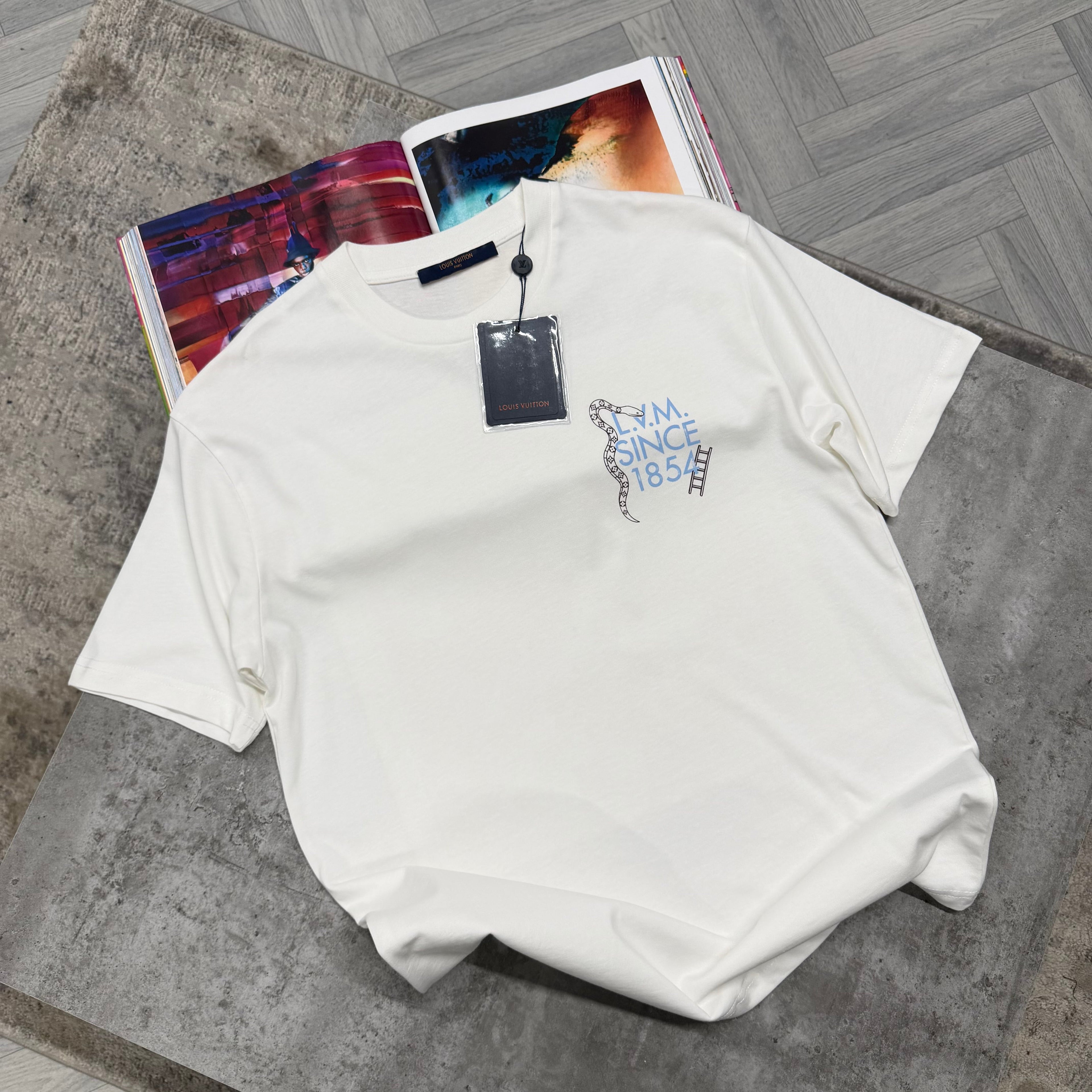 LVE 1854 T SHIRT - WHITE