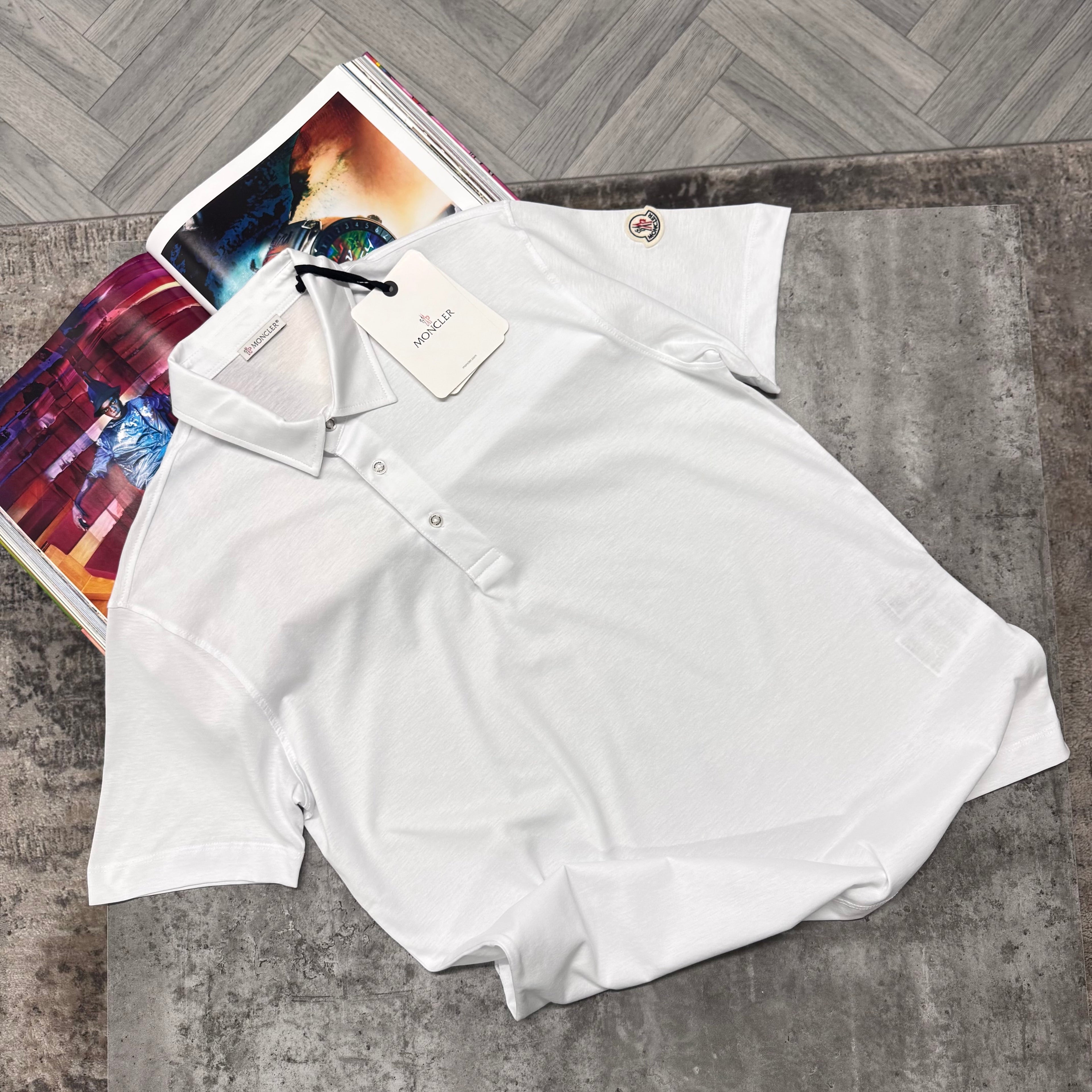 MNCLR POLO T SHIRT - WHITE