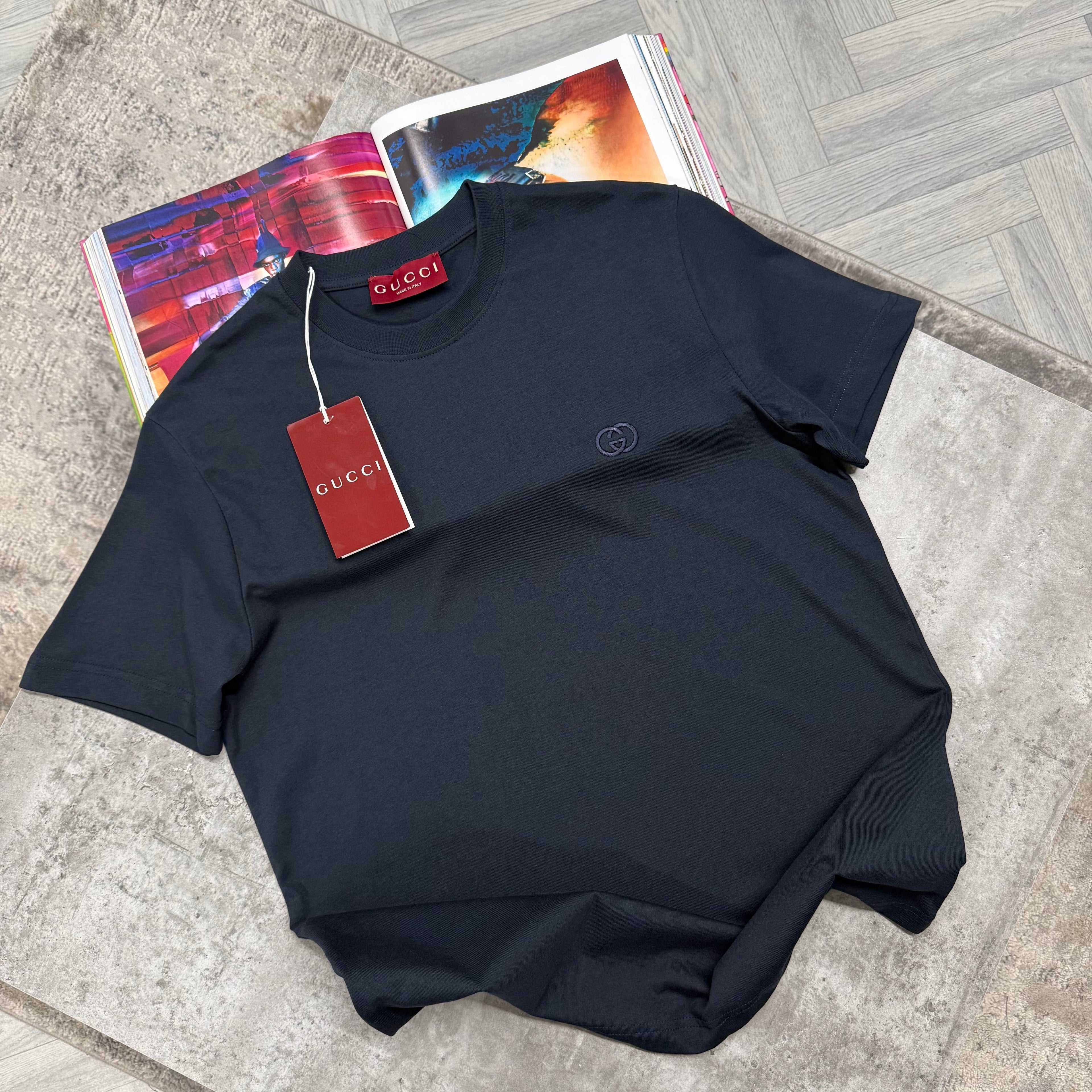 GCI SMALL LOGO T SHIRT - NAVY