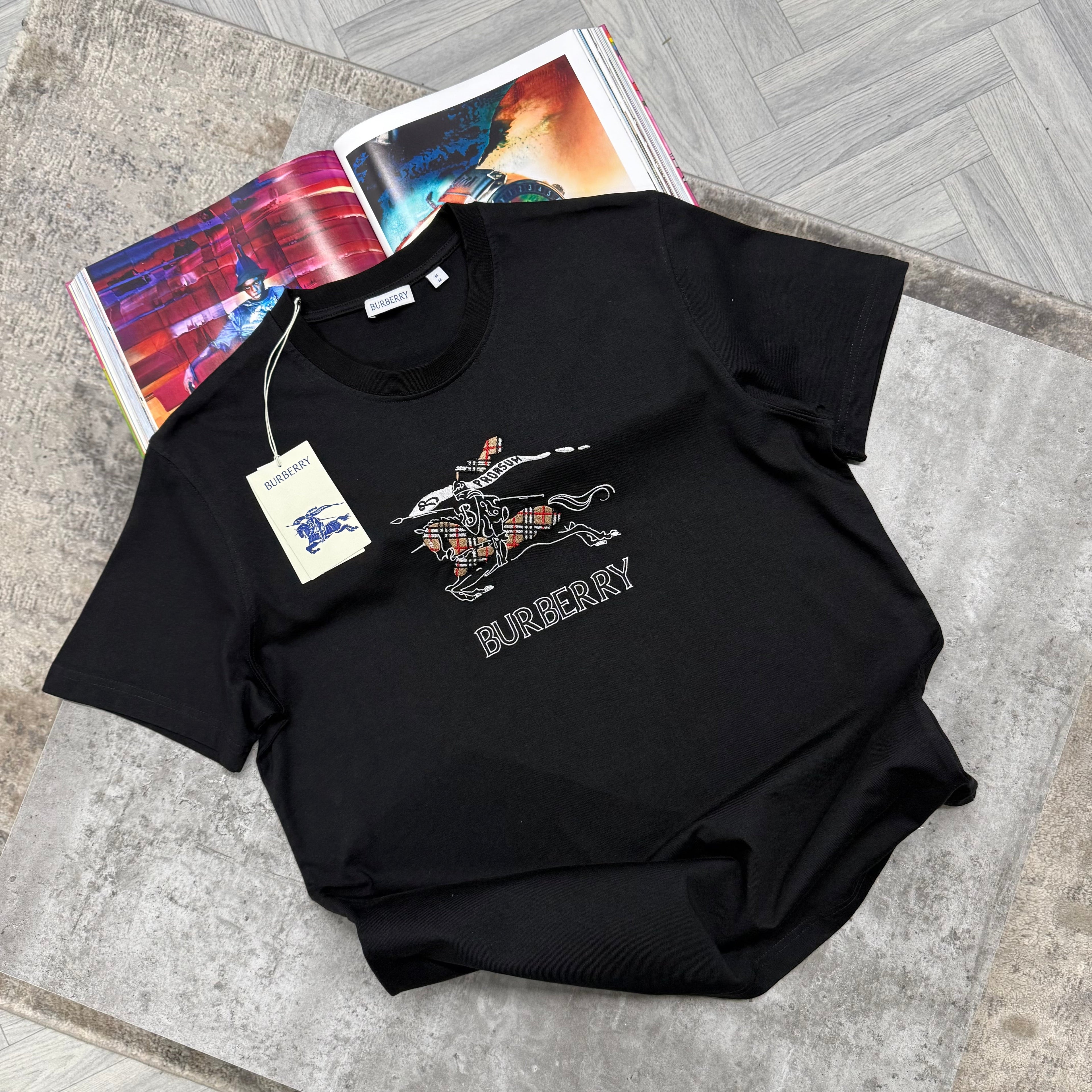 BBR PATCH LOGO T SHIRT - BLACK