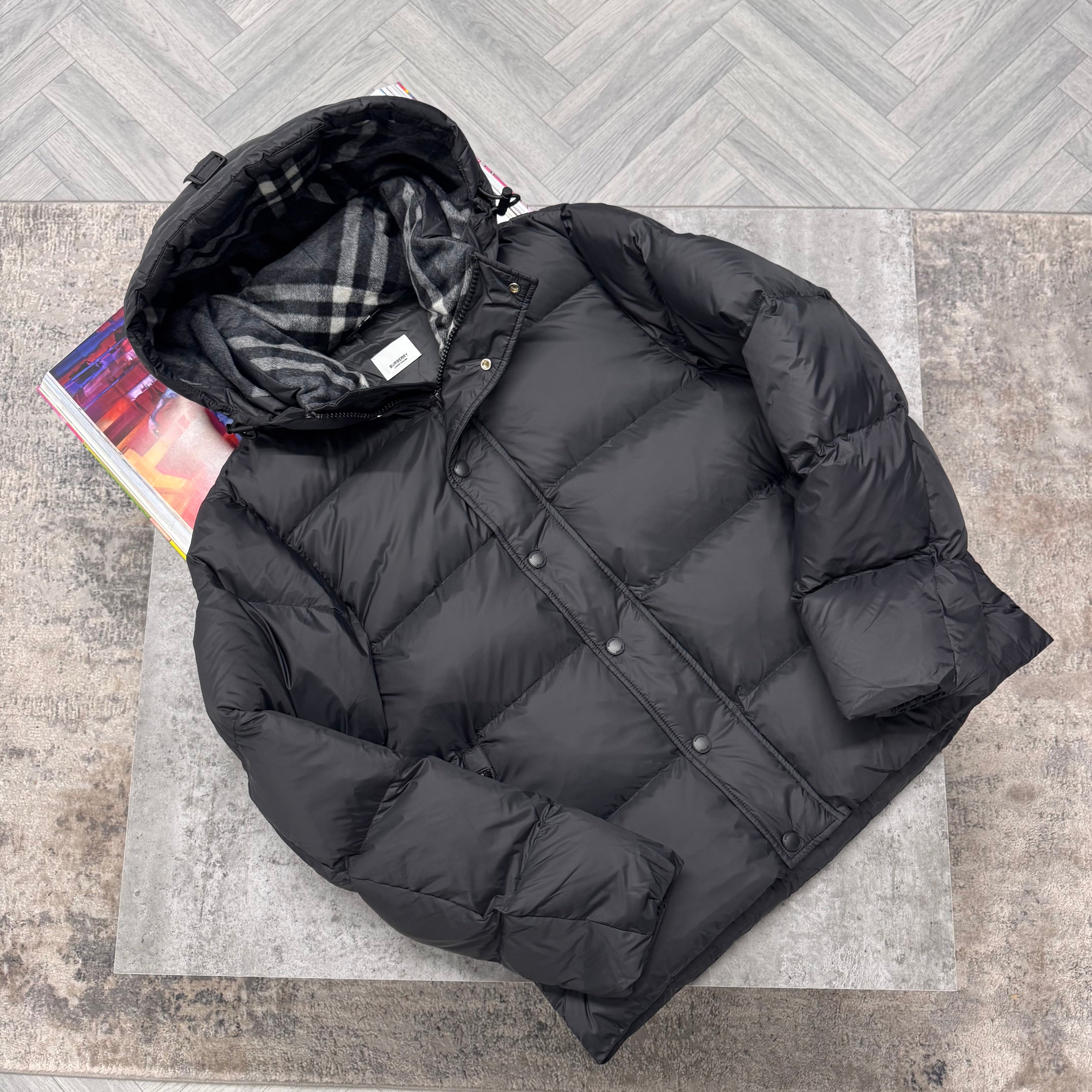 BBR PUFFER COAT - BLACK