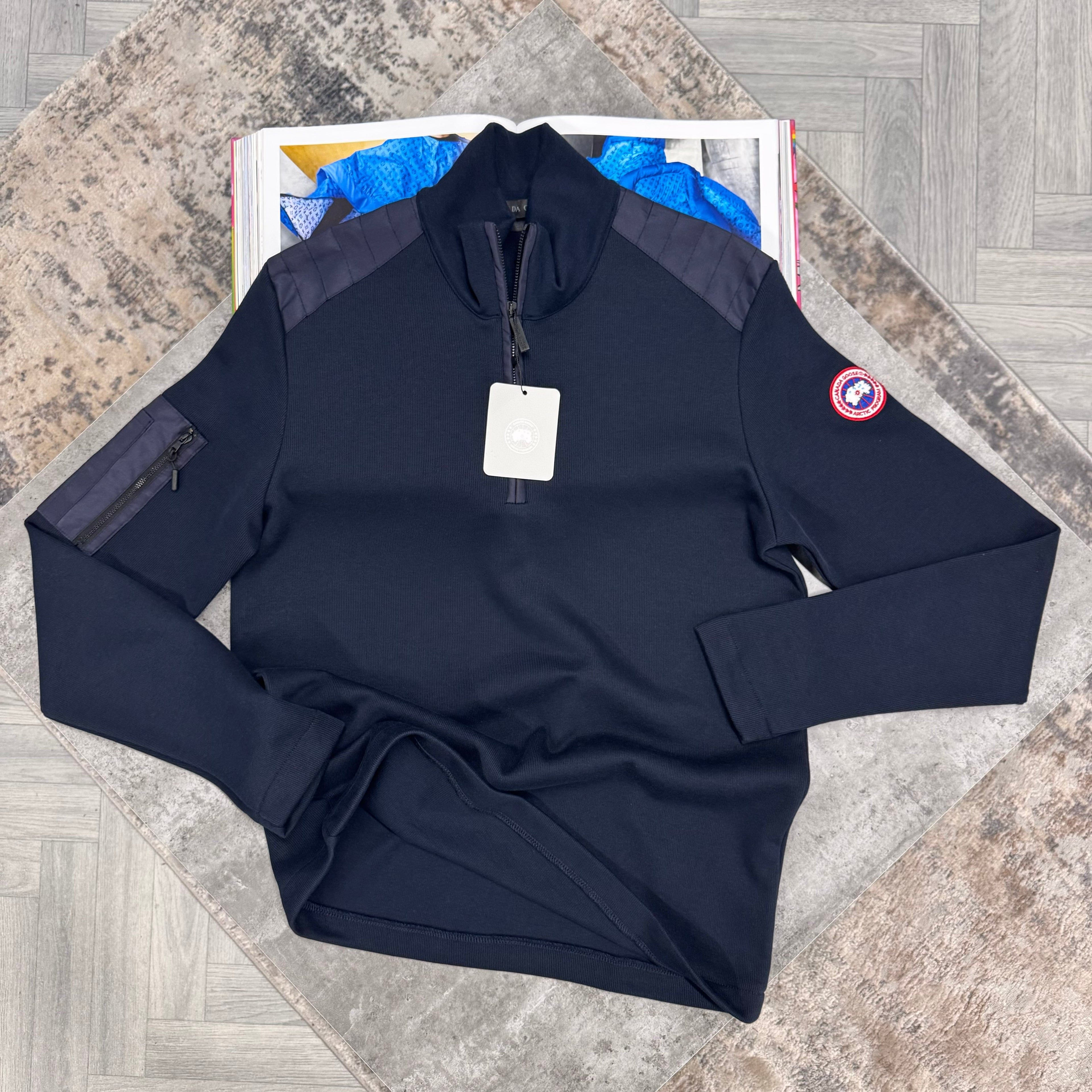 CG STORMONT HALF ZIP JUMPER - NAVY
