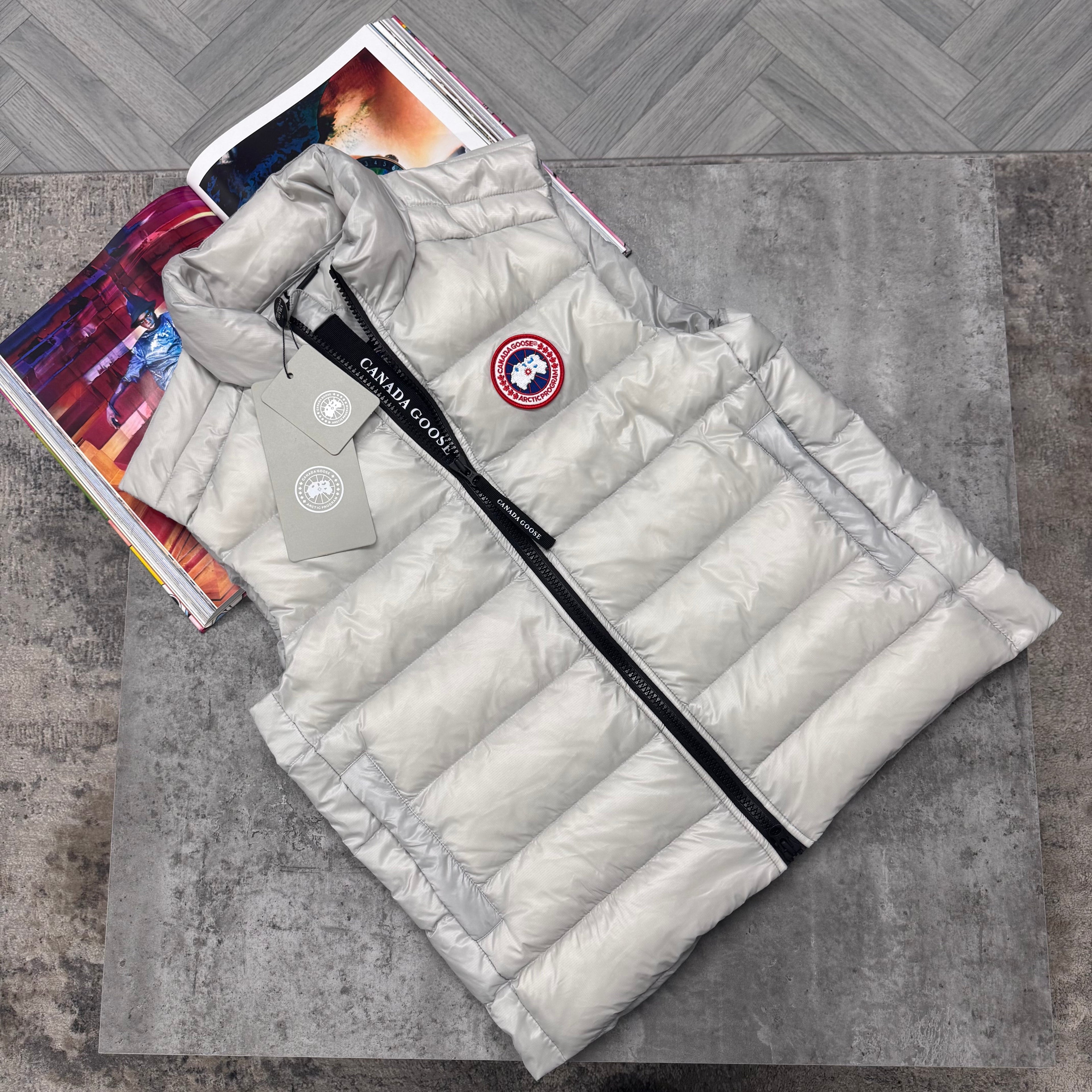 CG CROFTON GILET - LIGHT GREY