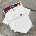 H LOGO T SHIRT - WHITE