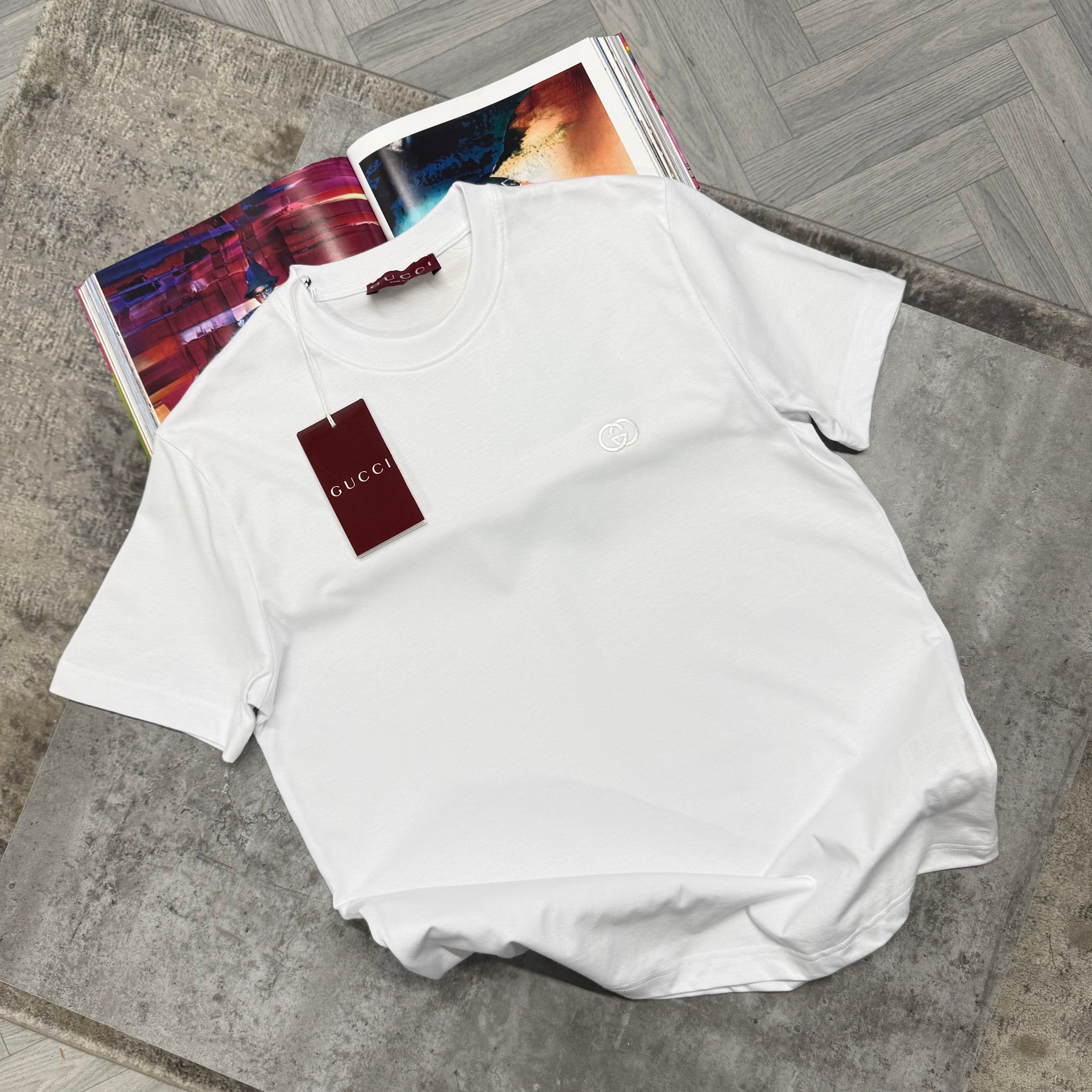 GCI SMALL LOGO T SHIRT - WHITE