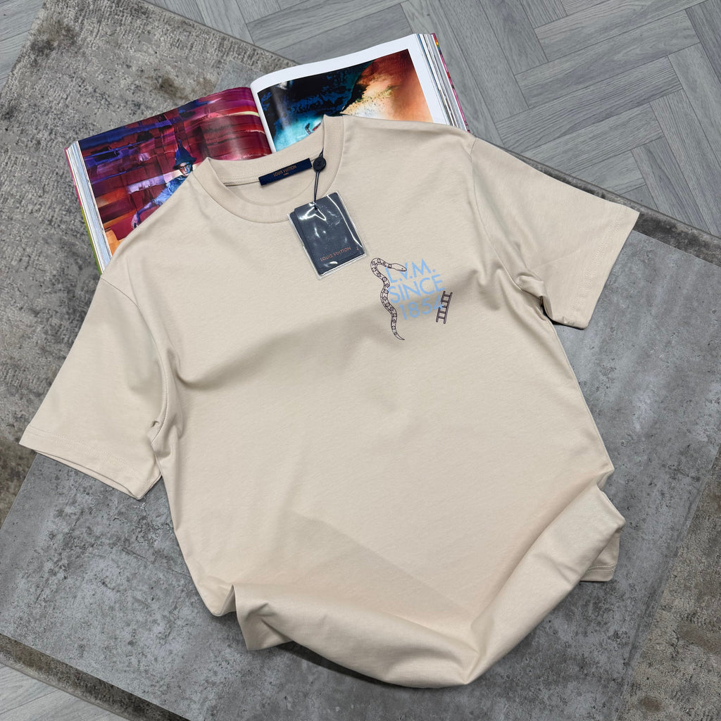 LVE 1854 T SHIRT - BEIGE