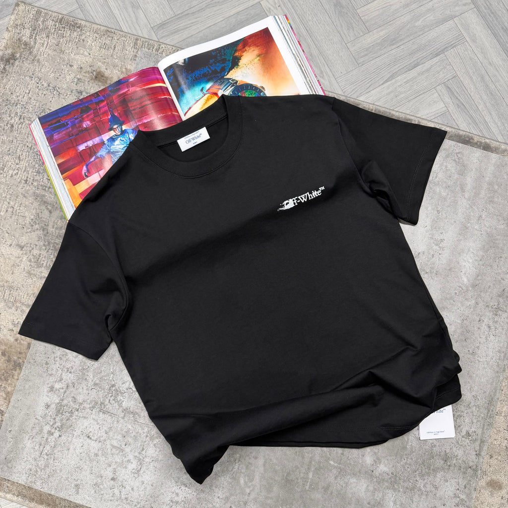 OW PAINT T SHIRT - BLACK