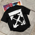 OW PAINT T SHIRT - BLACK