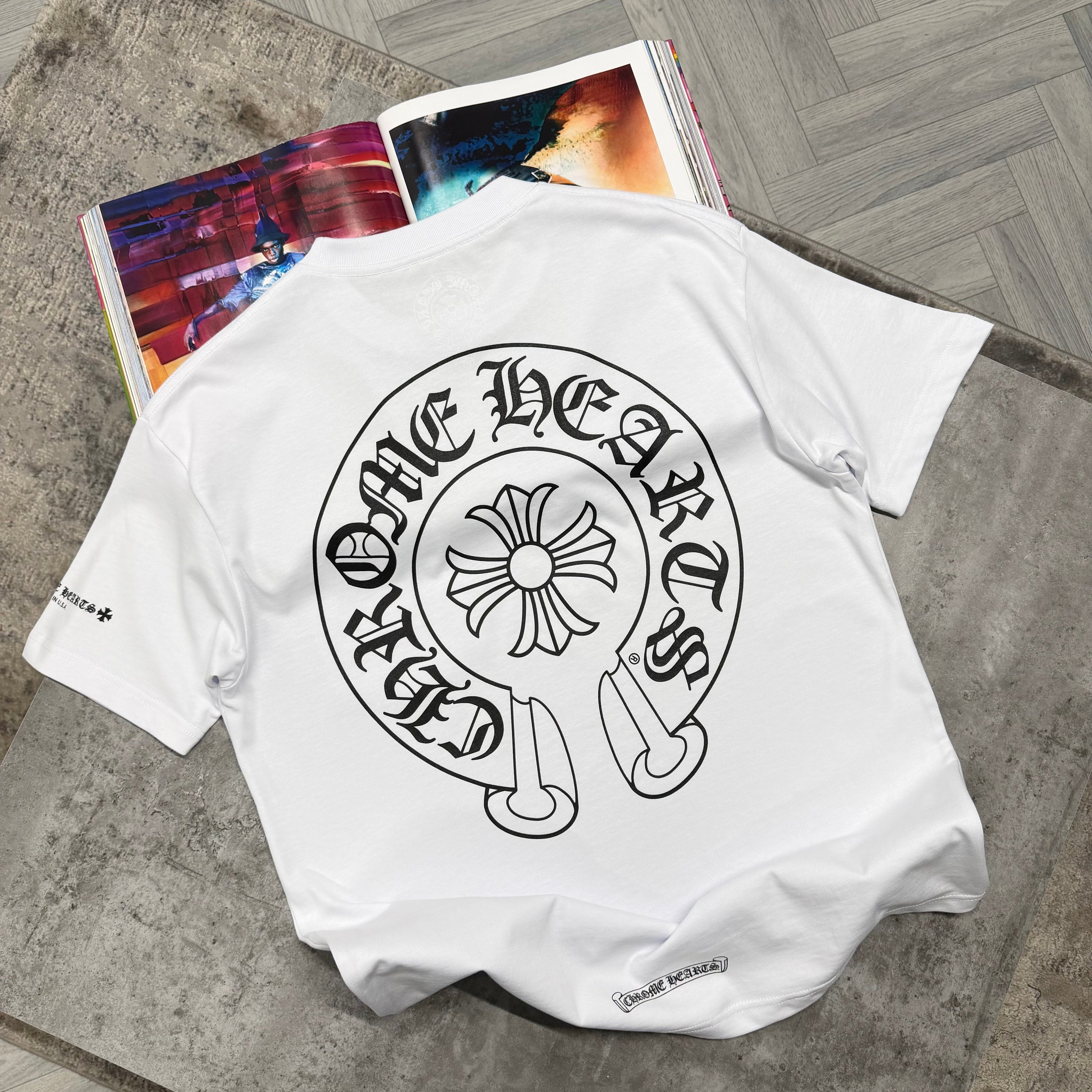 CH POCKET T SHIRT - WHITE